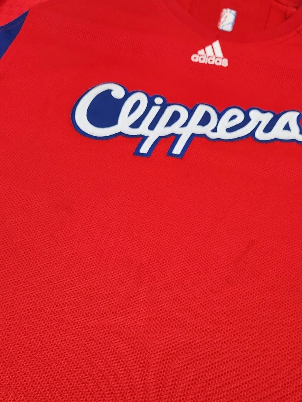 adidas × Los Angeles Clippers NBA Warm Up Long Sleeve Shirt. 2XL Tall